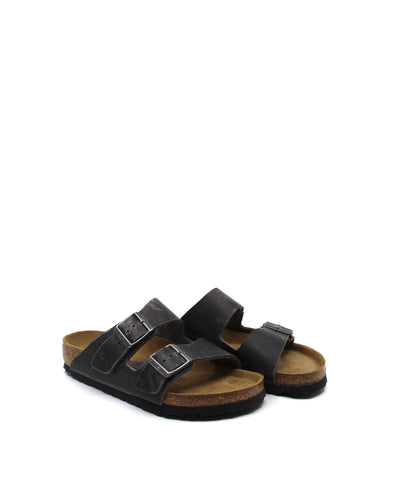 Birkenstock Arizona Iron Leather Soft Footbed - Dear Lucy