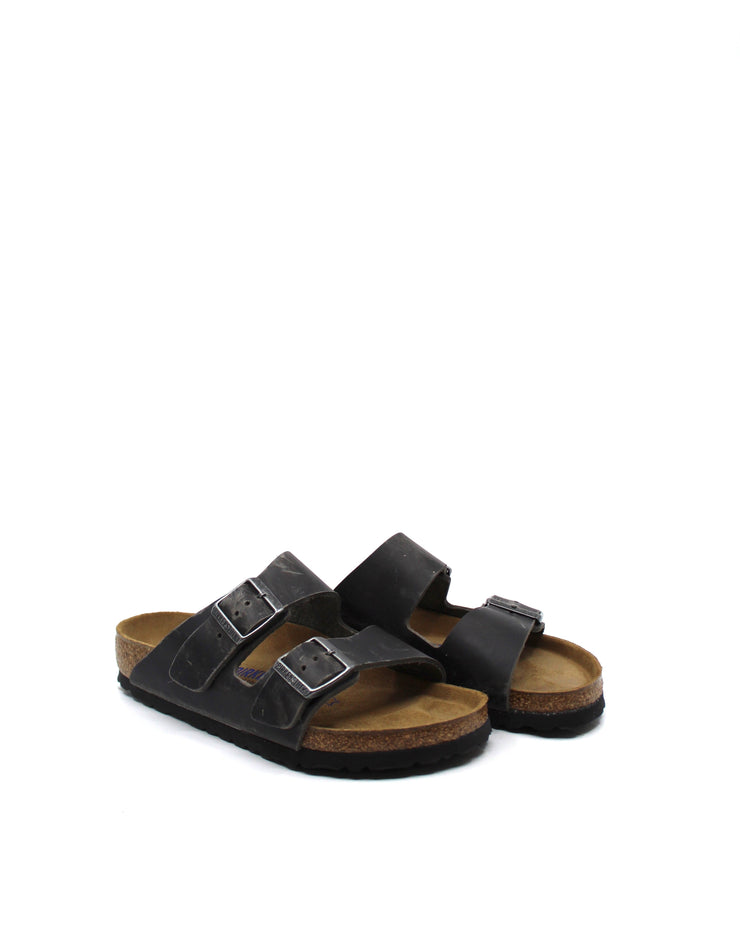 Birkenstock Arizona Iron Leather Soft Footbed - Dear Lucy