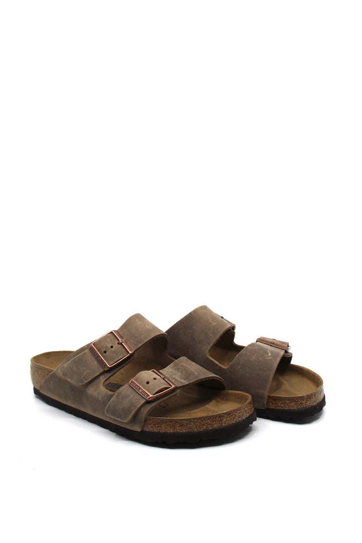 Birkenstock Arizona Tobacco Leather Narrow - Dear Lucy