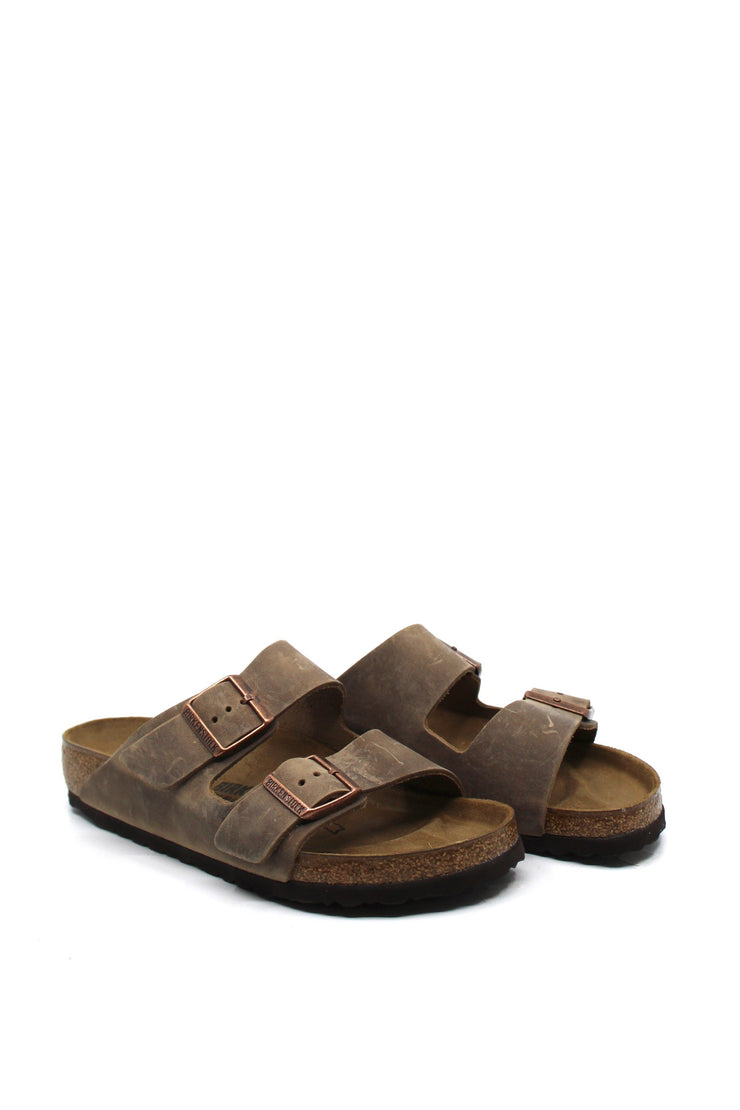 Birkenstock Arizona Tobacco Leather Narrow - Dear Lucy