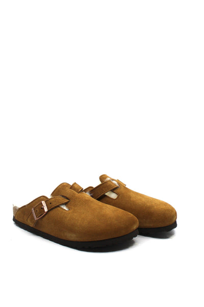Birkenstock Boston Shearling Narrow Mink - Dear Lucy