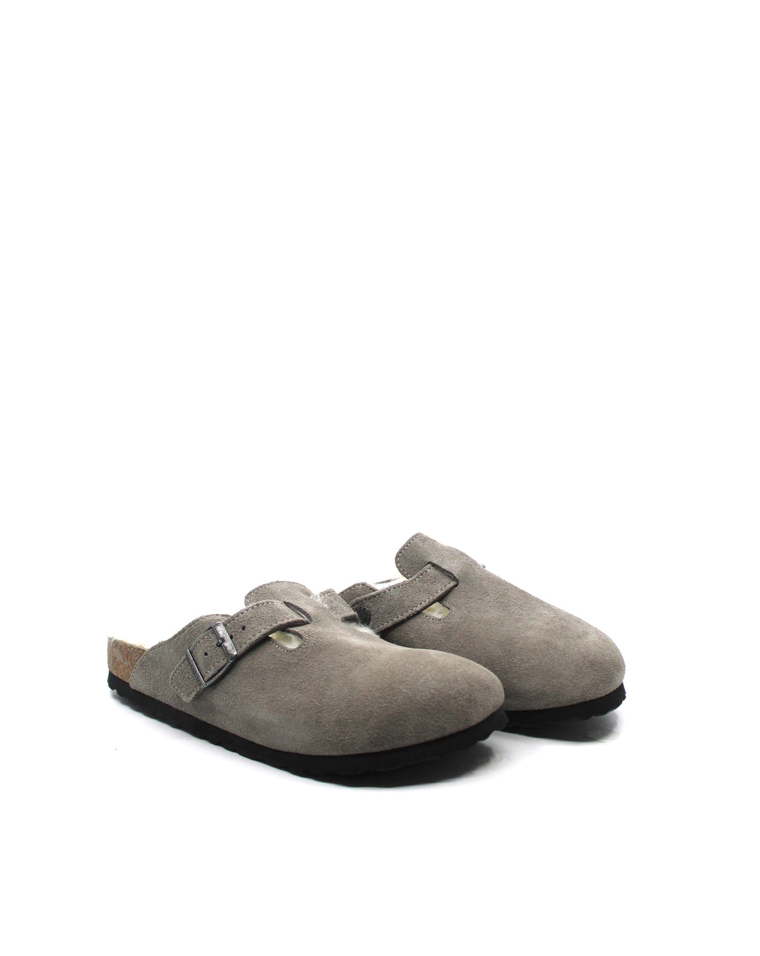 Birkenstock Boston Shearling Narrow Stone - Dear Lucy