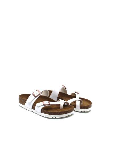 Birkenstock Mayari White Birko-Flor - Dear Lucy