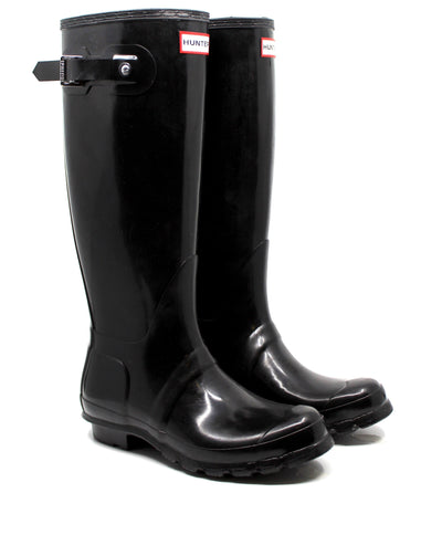 Hunter Original Tall Black Gloss - Dear Lucy