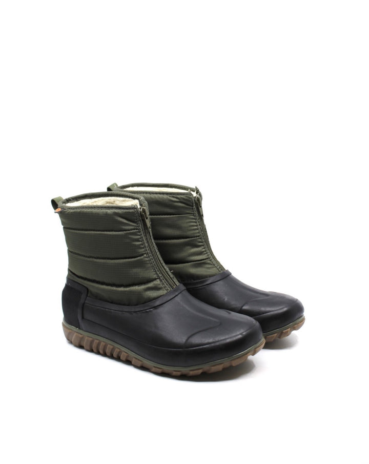 Bogs Classic Casual Winter Zip Olive - Dear Lucy