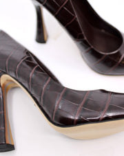 Sam Edelman Antonia Espresso Croc - Dear Lucy