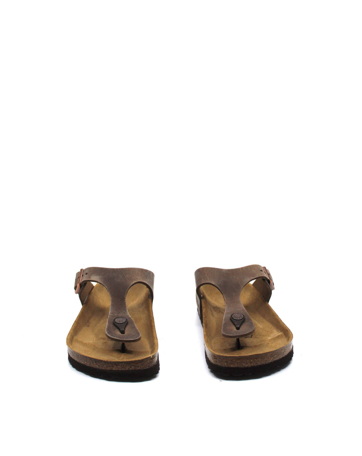 Birkenstock Gizeh Tobacco Leather - Dear Lucy