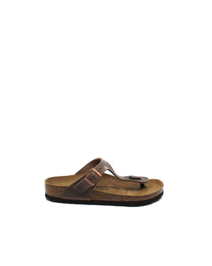 Birkenstock Gizeh Tobacco Leather - Dear Lucy