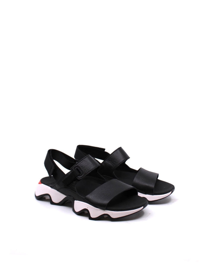 Sorel Kinetic Impact II Sling Low Sandal Black/Sea Salt - Dear Lucy