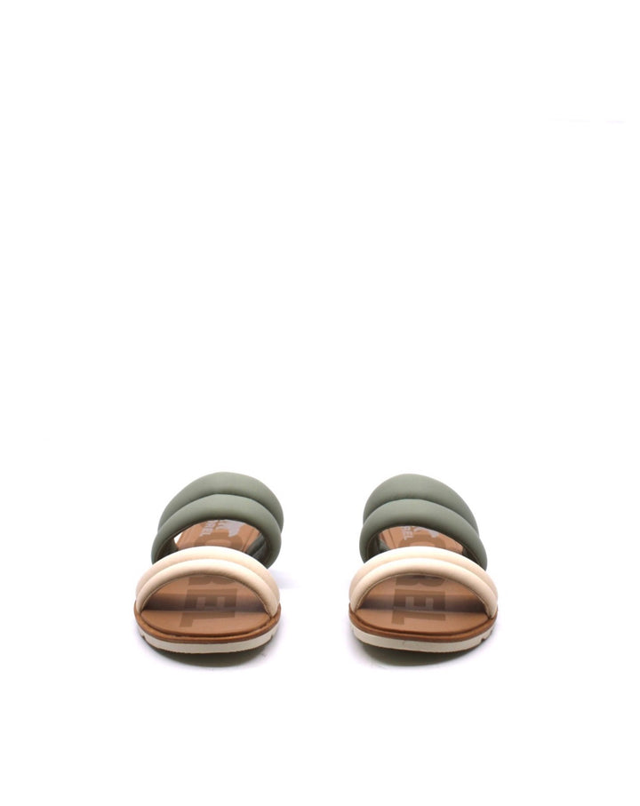 Sorel Ella II Puff Slide Safari/Chalk - Dear Lucy