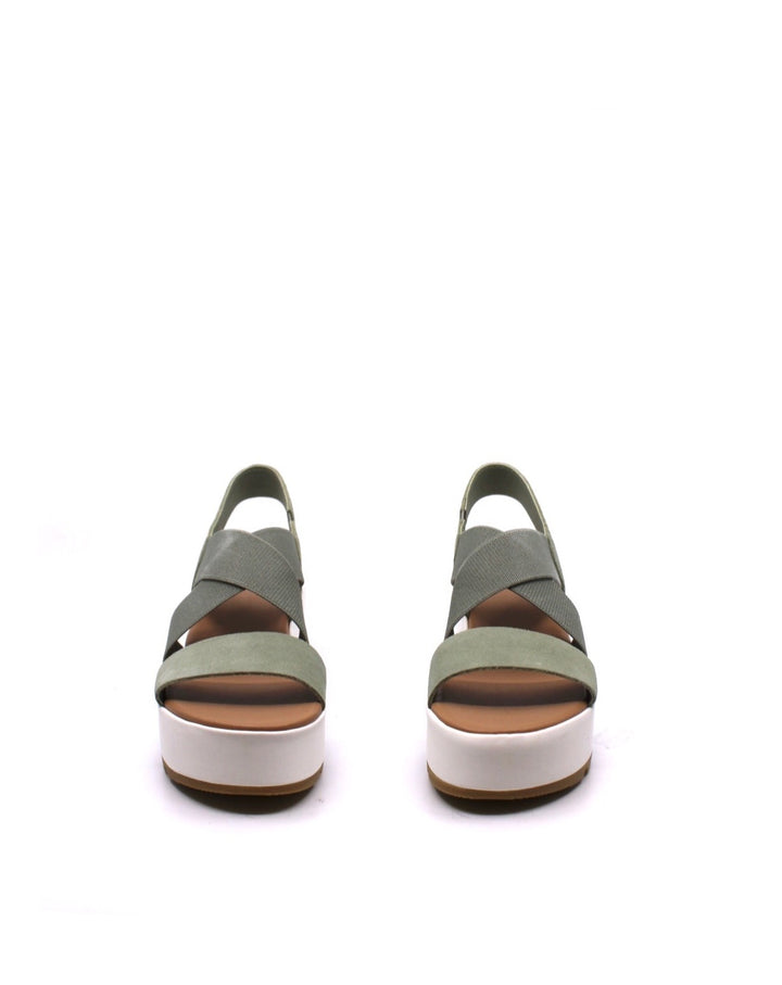 Sorel Cameron Flatform Slingback Safari/Sea Salt - Dear Lucy