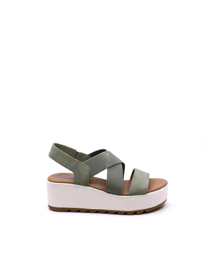 Sorel Cameron Flatform Slingback Safari/Sea Salt - Dear Lucy