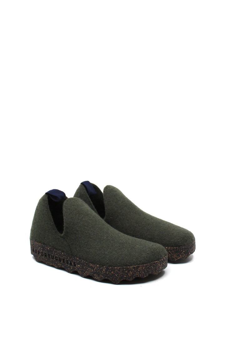 Asportuguesas City Tweed Military Green - Dear Lucy