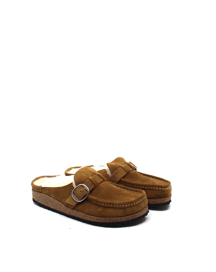 Birkenstock Buckley Shearling Tea Narrow - Dear Lucy