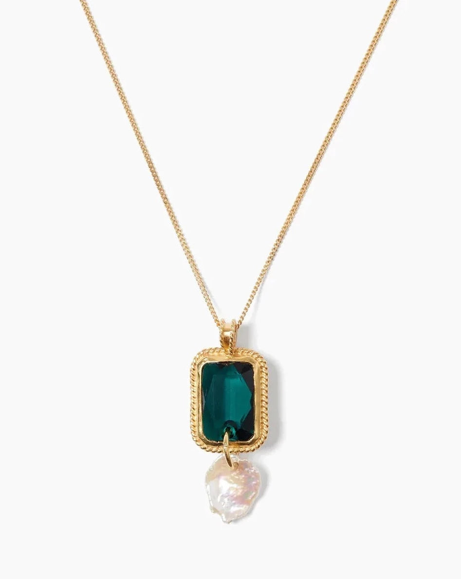 Chan Luu Geneva Emerald Necklace - Whim BTQ