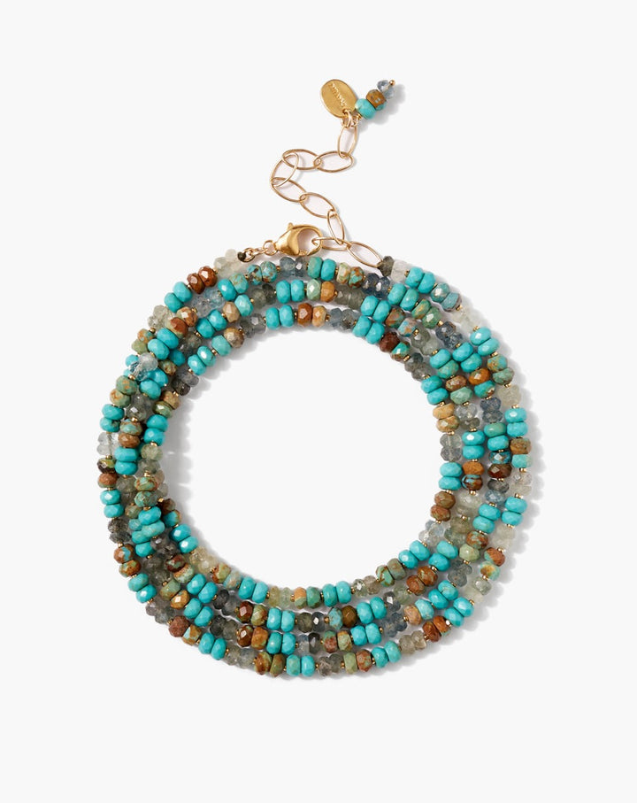 Chan Luu Naked Wrap In Turquoise - Dear Lucy