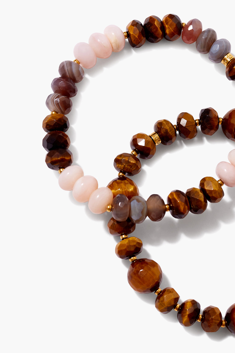 Chan Luu Stretch Bracelet Set in Tigers Eye Mix - Dear Lucy
