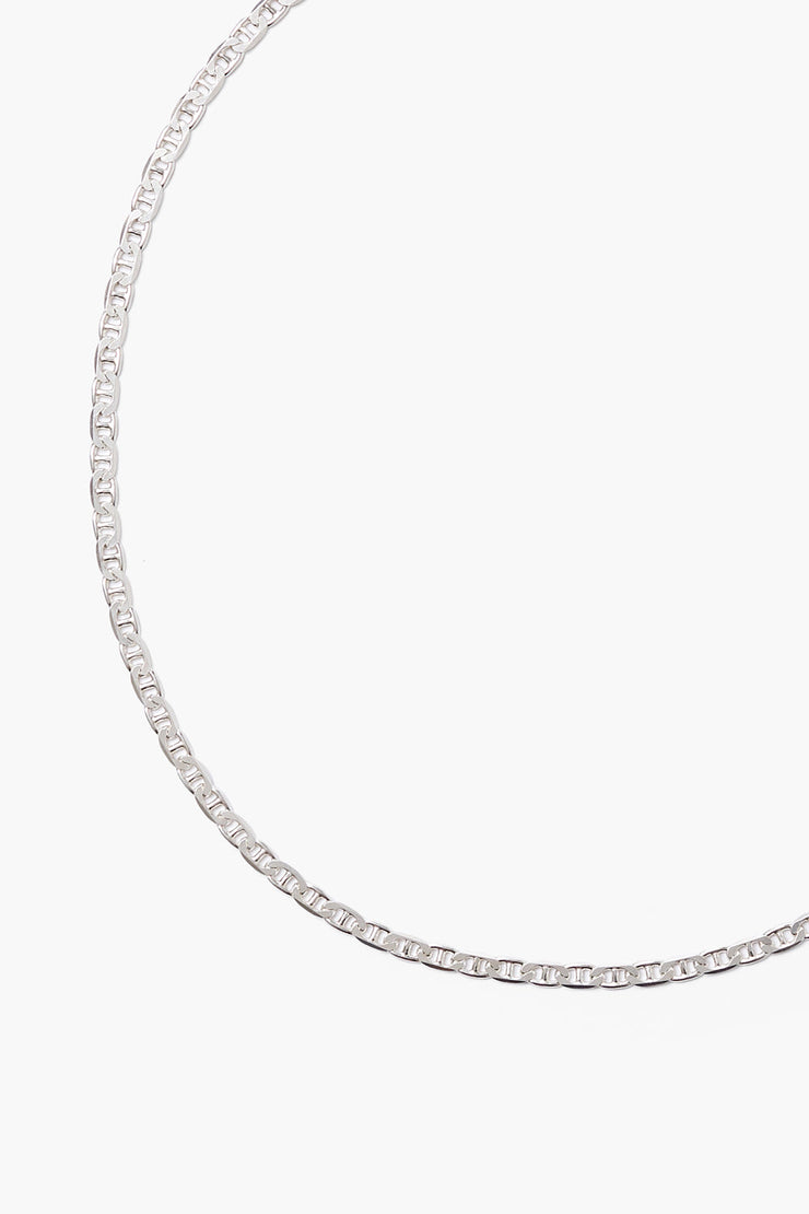 Chan Luu Silver Anchor Curb Chain Necklace - Dear Lucy