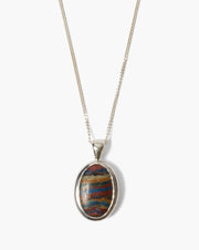 Chan Luu Sardinia Pendant Neckalce Rainbow Calsilica - Dear Lucy