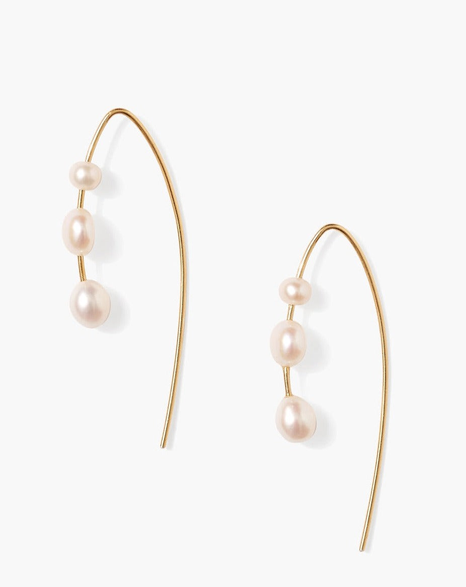 Chan Luu Hanalei Pearl Earrings Gold - Dear Lucy