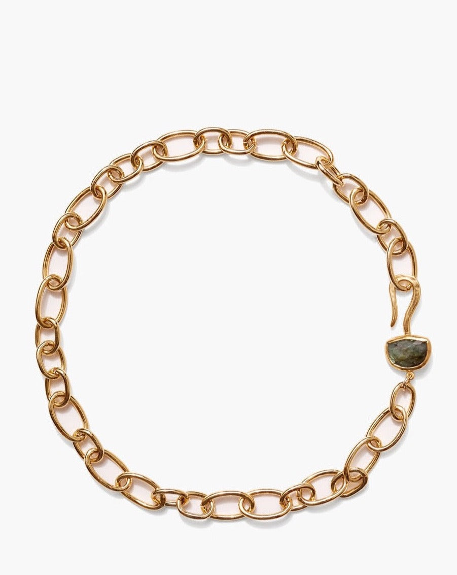 Chan Luu Luna Chain Necklace Labradorite - Dear Lucy