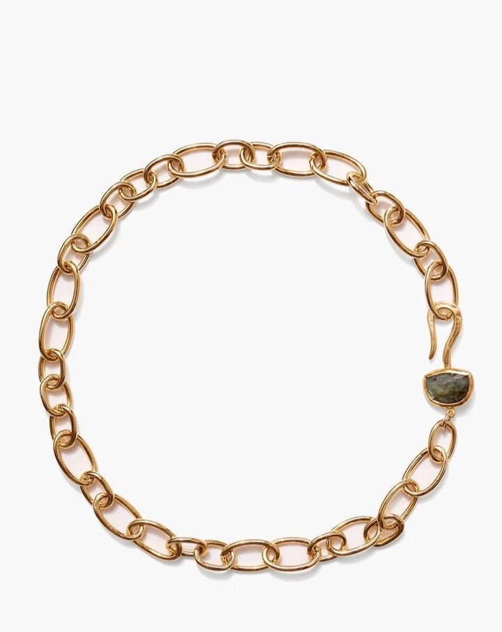 Chan Luu Luna Chain Necklace Labradorite - Dear Lucy