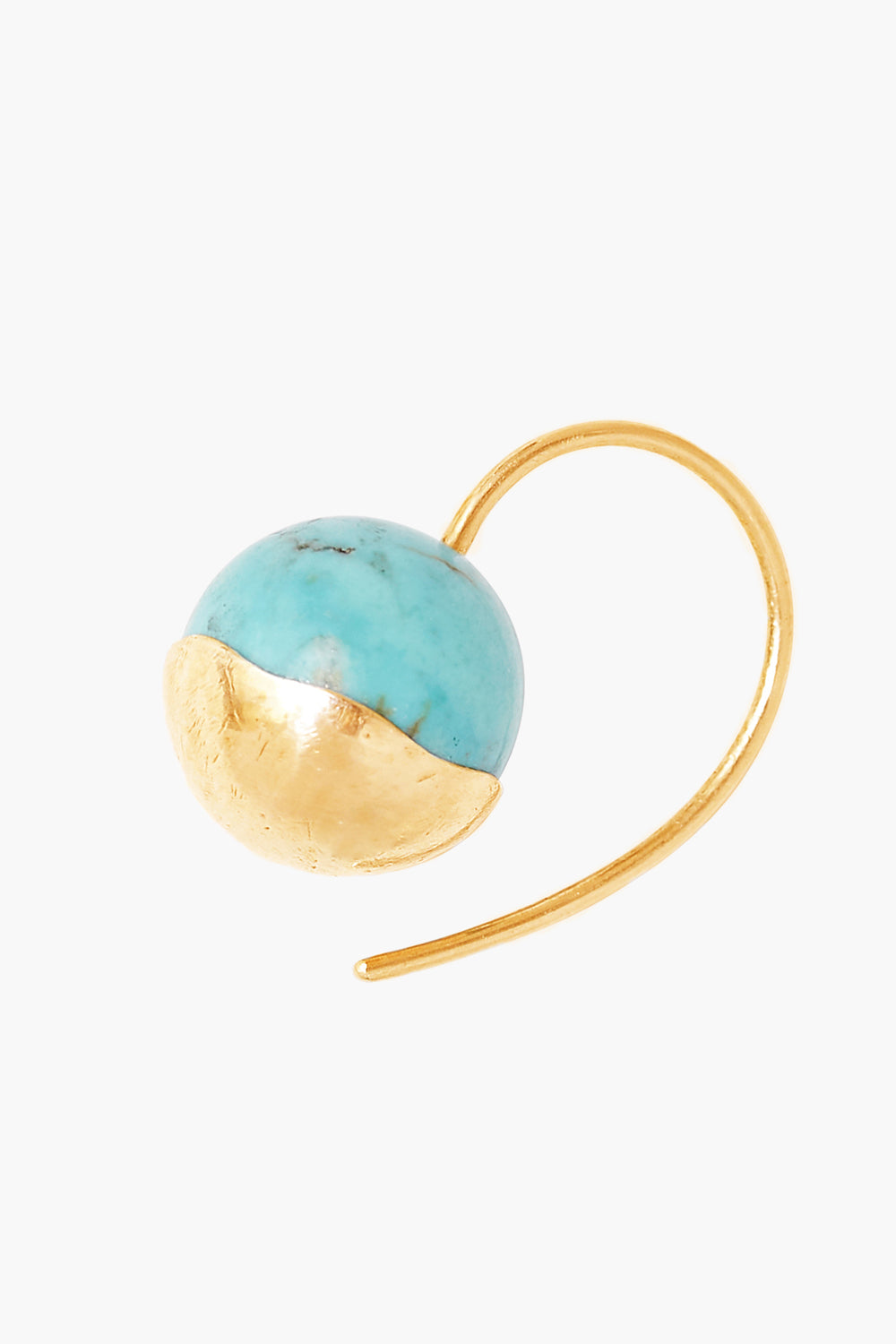 Chan Luu Capped Drop Earring in Turquoise - Dear Lucy