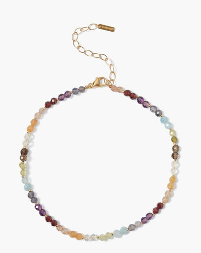 Chan Luu Semi Precious Stone Anklet in Multi - Whim BTQ