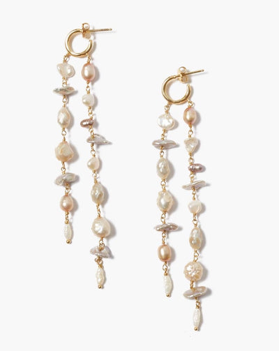 Chan Luu Bali Waterfall Earrings in Champagne Mix - Dear Lucy