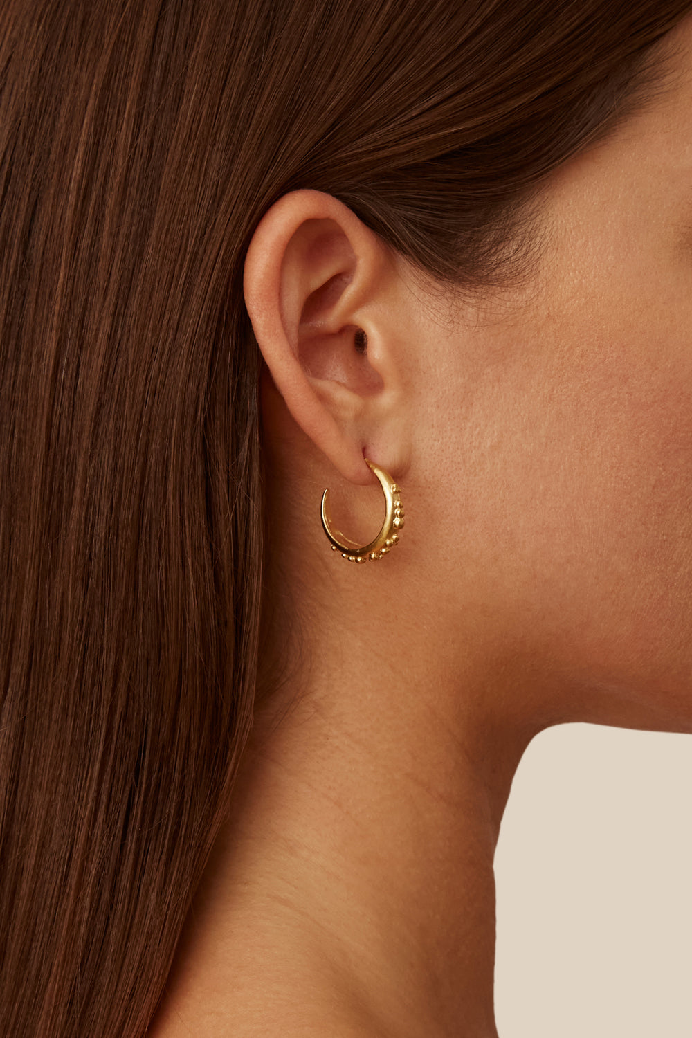 Chan Luu Dotted Hoop Earrings - Dear Lucy