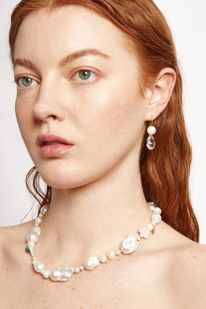 Chan Luu Monte Carlo Drop Earrings Crystal - Dear Lucy