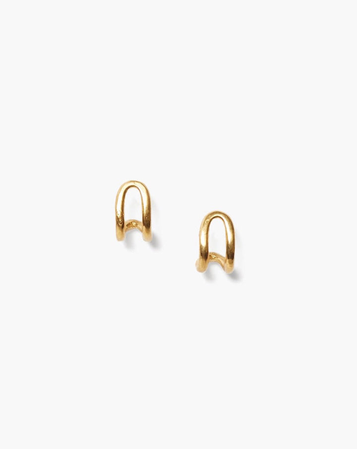 Chan Luu Arc Huggies in Yellow Gold - Dear Lucy