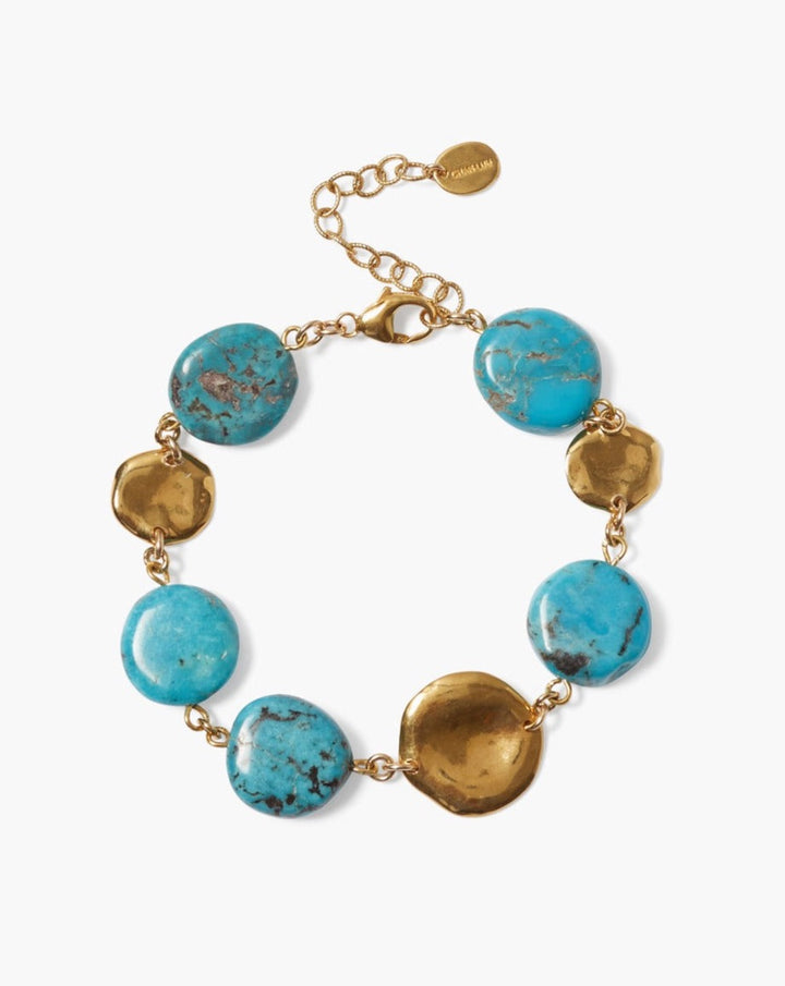 Chan Luu Coin Bracelet Turquoise - Dear Lucy