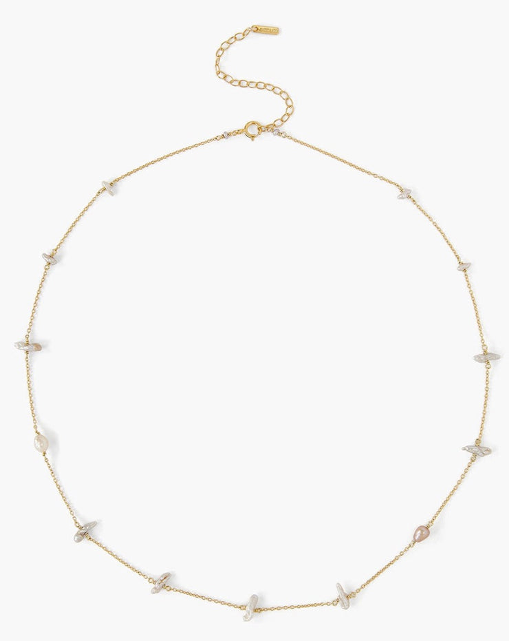 Chan Luu Willow Short Necklace Grey Mix - Dear Lucy