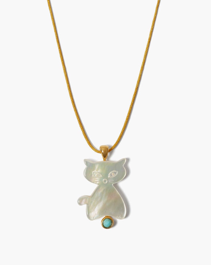 Chan Luu Pearl Cat Necklace - Dear Lucy