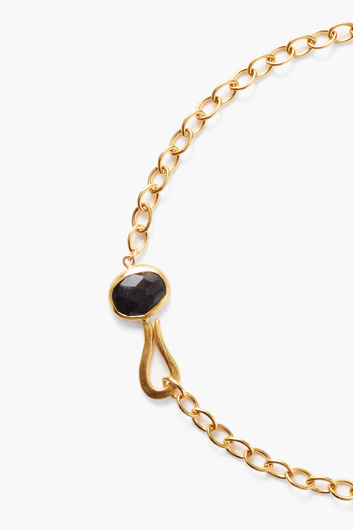 Chan Luu Bezel Wrapped Hypersthene Necklace - Whim BTQ