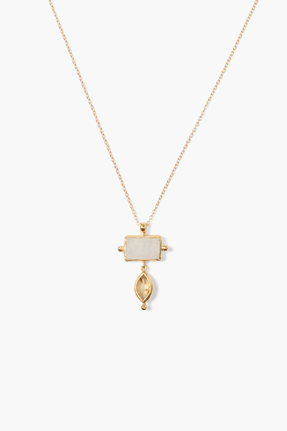 Chan Luu Levi Necklace Moonstone Mix - Dear Lucy